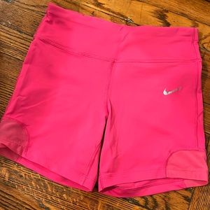 Pink Nike Biker Shorts
